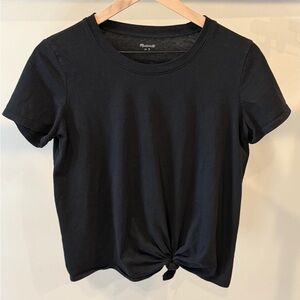 Madewell Black Knot Front Tee